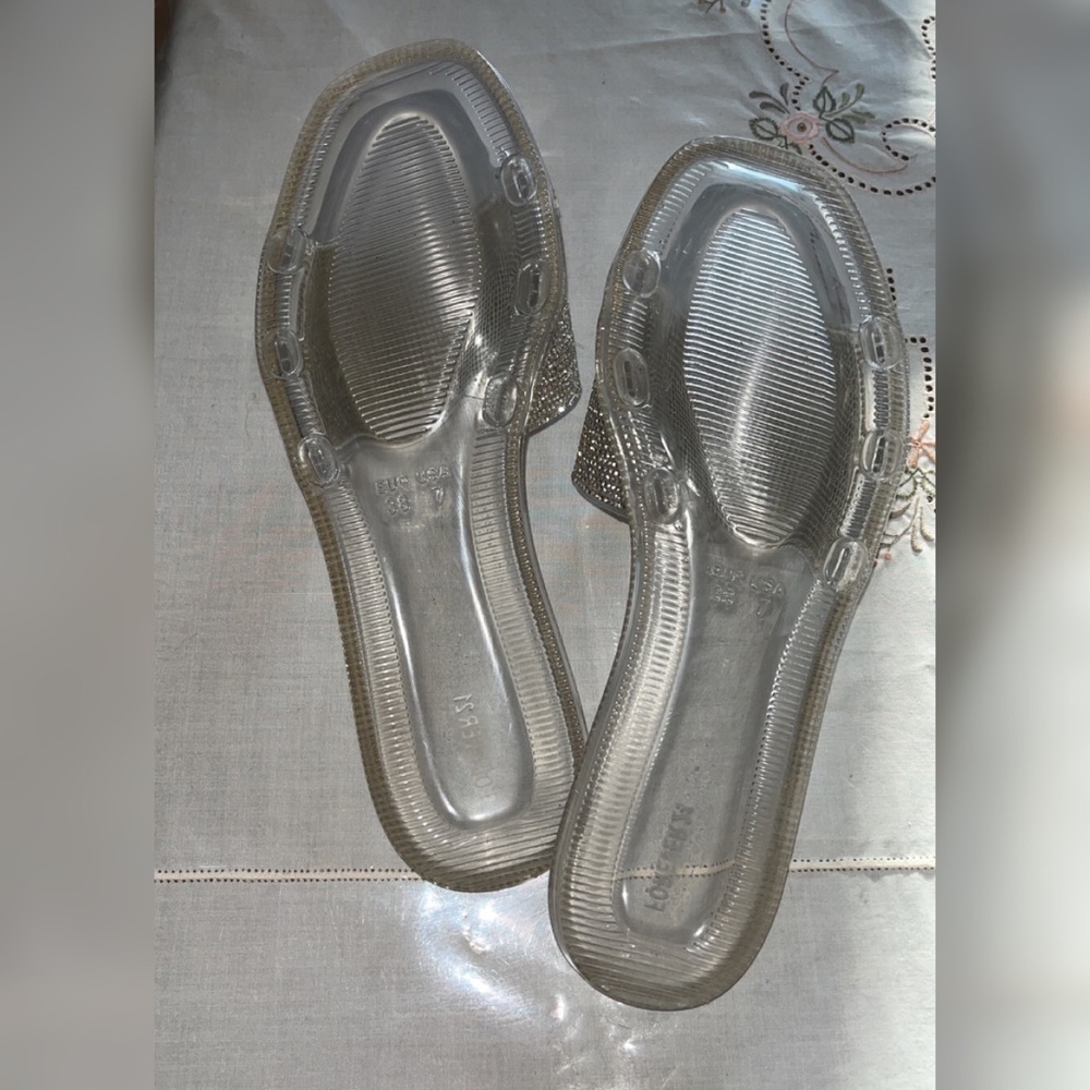 Forever 21 Rhinestone Slides - Picture 4 of 5